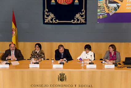 Mesa redonda durante la Jornada